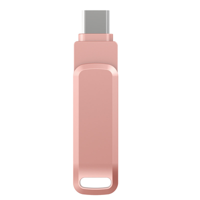 Schnelle Datenübertragung OTG USB-Flash-Laufwerke Typ C und USB zusammen Metallmaterialien
