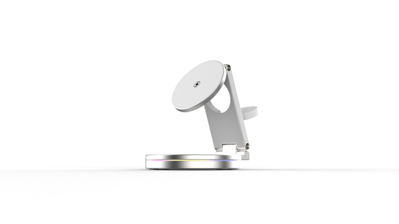 360-Grad-Rotation 15W magnetisches drahtloses Ladegerät mit Typ-C-Kabel 98.3*24.7*95.8mm