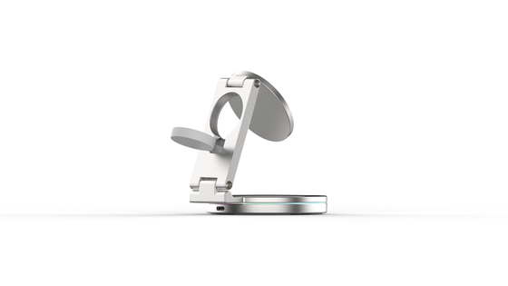 360-Grad-Rotation 15W magnetisches drahtloses Ladegerät mit Typ-C-Kabel 98.3*24.7*95.8mm