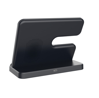 ABS PC Material 15W drahtloses Ladegerät für iPhone iWatch AirPod schnell und bequem