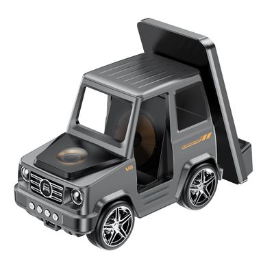 Cool Auto in Form von Grau Farbe Wireless-Ladegerät Schnelles Laden für iPhone Airpods IWatch