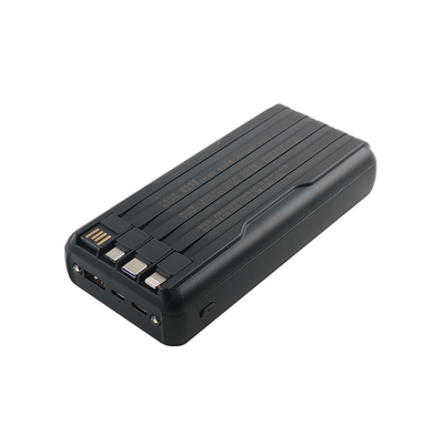 Hochkapazitäts-Full Battery Power Bank für Telefon mit PC Kunststoff/Matte Technologie Schalmaterial und Leichtbau