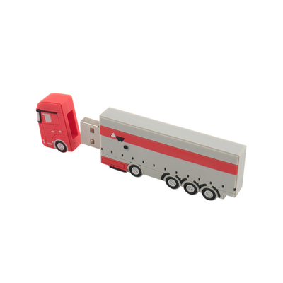 PVC oder Silicone benutzerdefinierte USB-Flash-Laufwerke Bus-Form mit Datenvorladung