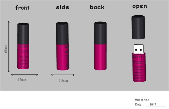 10 Jahre Datenspeicherung Personalisierter USB-Speicher mit 2 Stunden Zeichnungszeit