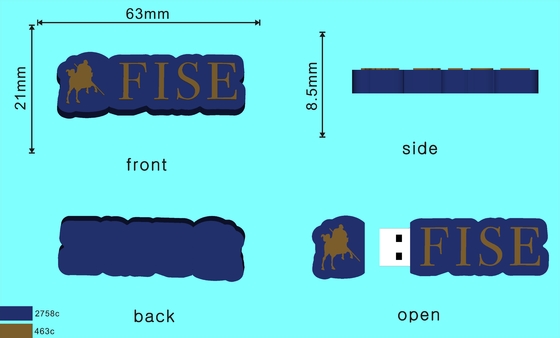 Personalisierte Formen USB-Flash-Speicher PVC oder Silicone Produktion mit offenen Formen einfach gemacht
