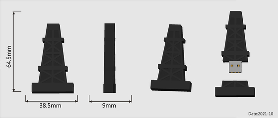 Personalisierte Formen USB-Flash-Speicher PVC oder Silicone Produktion mit offenen Formen einfach gemacht