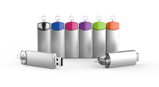 Anpassbar 8-15MB/s Schreiben Metall USB-Flash-Laufwerk mit Speed Dome Logo