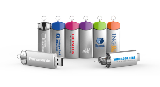 Anpassbar 8-15MB/s Schreiben Metall USB-Flash-Laufwerk mit Speed Dome Logo
