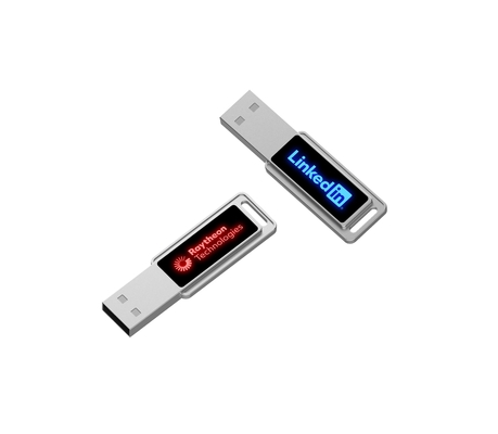 High Speed Flash Drive Crystal USB Stick With LED Light Shiny
