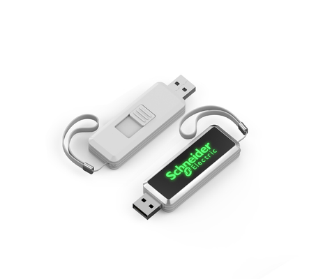 led light usb with shiny color