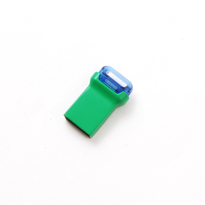 Grüner Mini USB 3.0 Metall USB-Stick rechteckig mit A-Klasse Flash-Chip
