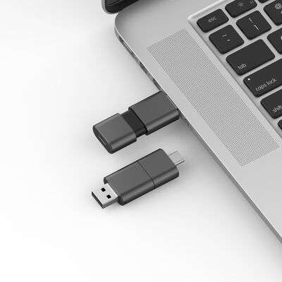 Schnellgeschwindigkeit Typ C mit USB 3.0 und USB 2.0-Flash-Laufwerk Schiebeform Übereinstimmung CE,FCC,ROHS