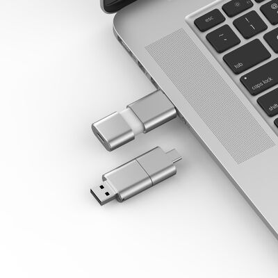 Schnellgeschwindigkeit Typ C mit USB 3.0 und USB 2.0-Flash-Laufwerk Schiebeform Übereinstimmung CE,FCC,ROHS