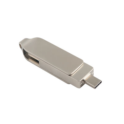 Retro-Gehäuse in silberner Farbe mit Typ-C-USB, 128 GB, 256 GB, Hochgeschwindigkeits-USB, Größe 71,4 x 16,8 x 10,1 mm