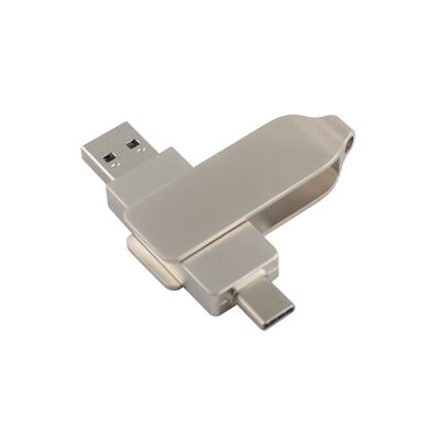 Retro-Gehäuse in silberner Farbe mit Typ-C-USB, 128 GB, 256 GB, Hochgeschwindigkeits-USB, Größe 71,4 x 16,8 x 10,1 mm