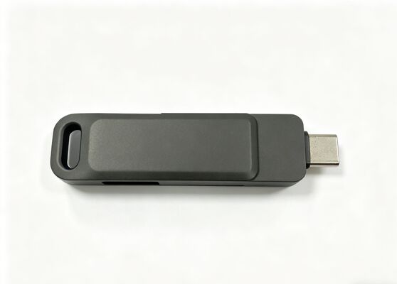 Pistolenschwarze Gehäusefarbe mit mattem USB 3.0 mit Typ-C-Dose passend zum Telefon