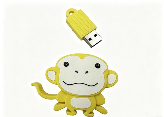 Individuell geformtes, von Monkey geformtes, personalisiertes USB-Flash-Laufwerk aus PVC-Form mit Datenverschlüsselungsoption für Marketing und sicheren Datenzugriff