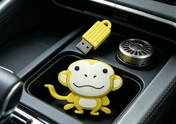 Individuell geformtes, von Monkey geformtes, personalisiertes USB-Flash-Laufwerk aus PVC-Form mit Datenverschlüsselungsoption für Marketing und sicheren Datenzugriff