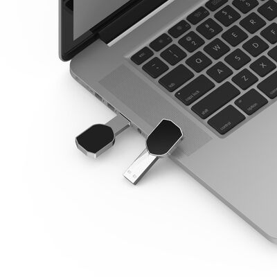 Mit LED-Farben-Laser-Logo auf USB-Face-USB-Laufwerke mit Daten-Upload-Funktionalität für Firmengeschenke angepasst