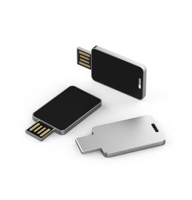 Metall-LED-Licht USB-Flash-Laufwerk langlebige Metallhülle ohne Verschlüsselung kompatibel mit verschiedenen Betriebssystemen und Geräten