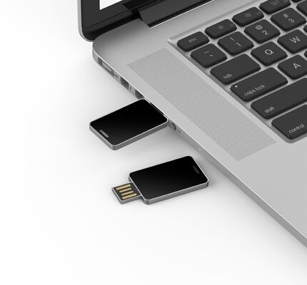 Metall-LED-Licht USB-Flash-Laufwerk langlebige Metallhülle ohne Verschlüsselung kompatibel mit verschiedenen Betriebssystemen und Geräten