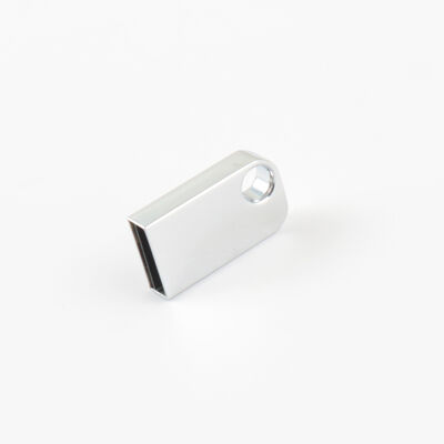 Mini-USB-Flash-Laufwerk mit Loch für Schlüsselanhänger, Metall-USB-Flash-Laufwerk mit individuellem Laser-Logo