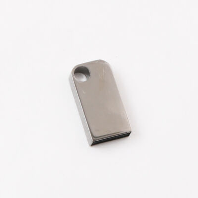 Mini-USB-Flash-Laufwerk mit Loch für Schlüsselanhänger, Metall-USB-Flash-Laufwerk mit individuellem Laser-Logo