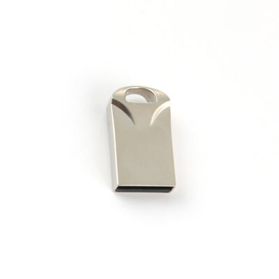 Silver With Shiny Metal USB Flash Drive Fast Data Transfer Speeds Durable Metal Casing Suitable for Secure Data Storage