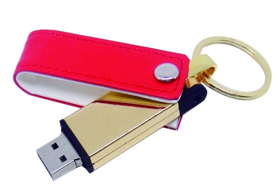Mac OS kompatibler Leder-USB-Flash-Laufwerk Schwarz Lagerfarbe Custom OEM Stilvolles Dauerhaftes Design Perfekt für Geschenke