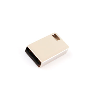 Hochwertiger MINI-USB-Stick aus Metall mit mattierter Oberfläche und 120-Grad-Weitwinkelobjektiv für Datenschutz