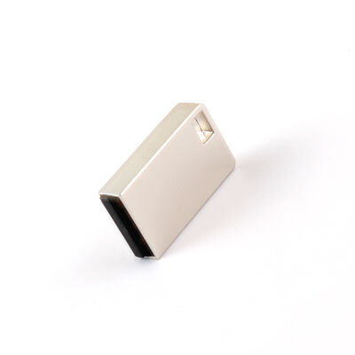 Hochwertiger MINI-USB-Stick aus Metall mit mattierter Oberfläche und 120-Grad-Weitwinkelobjektiv für Datenschutz