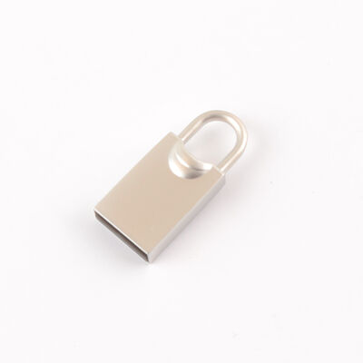 Drucklogo unterstützt Metall-USB-Flash-Laufwerk, 100 % Chips-Test bestanden, H2-getestet, schlanker Mini-USB, leicht zugänglich