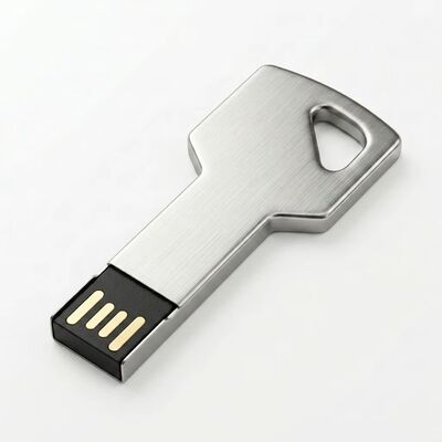 Verschlüsselungsfähiger USB-Stick mit Schlüssel aus Zinklegierung, individuelles Design, willkommen, langlebiges, sicheres Speichergerät, ideal für Unternehmen