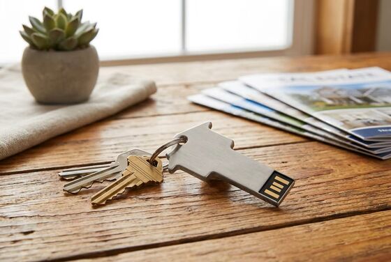 Perlenkette Metall USB-Flash-Laufwerk Silber Kompaktes Speichergerät Betriebstemperatur Minus 50 bis Plus 80 Grad Ideal für Geschäfte