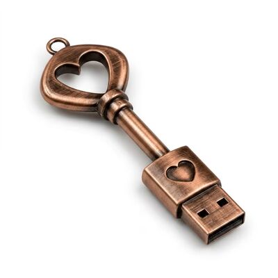 Custom Design Welcome Key USB-Flash-Laufwerk mit einer Geschwindigkeit von 10 MB, geeignet für tragbare digitale Speicherung und Datenverwaltung