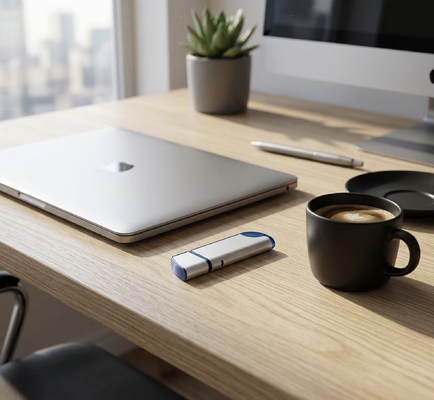 USB 2.0 Kunststoff USB-Flash-Laufwerk mit Schreibgeschwindigkeiten von 4 bis 10 MB pro Sekunde, perfekt für sichere Datensicherung und -übertragung