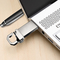 Flash-Speicher-Schlüssel ROHS USBs Metall 16GB 32GB genehmigte greller Antriebs-2,0