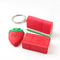 Offene Form PVCs formte nette USB-Stock-Wassermelonen-Erdbeerschokolade