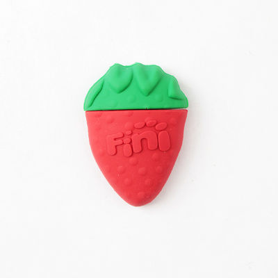 Offene Form PVCs formte nette USB-Stock-Wassermelonen-Erdbeerschokolade