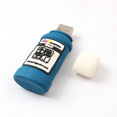 Tintenfass formte kundenspezifische grelle Antriebe USB USBs 2,0 3,0 H2, die 256GB prüfen