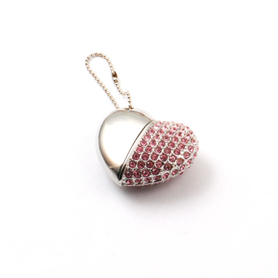 Schmuck reden grellen Antrieb 3,0 Herz USBs für Dame Necklace 64GB 128GB an