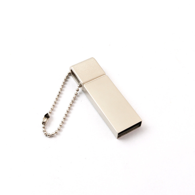 Silberne Matt-Körper-Metall-USB-Stift 2.0 64GB 128GB 20MB/S Custom Laser Logo