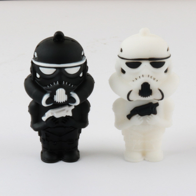 Cartoon-geformte benutzerdefinierte USB-Flash-Laufwerke 3D 2.0 3.0 512 GB 1 TB 2 TB PVC-offene Form