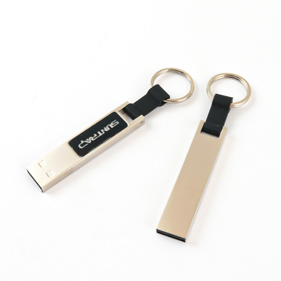Metall-LED-Licht-USB-Flash-Laufwerk glänzend beim Lesen auf Computer USB 2.0 schnell