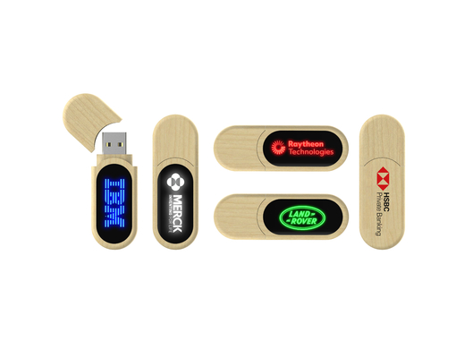 LED-Licht hölzerner greller Antriebs-schnelle Geschwindigkeit USBs wenn Usb-Lesung am Computer-Willen glänzend