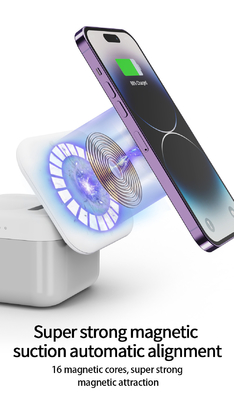 Name Multifunktionsdrahtloses Ladegerät - Blaue LED-Leuchte ≤6 mm Übertragungsweite