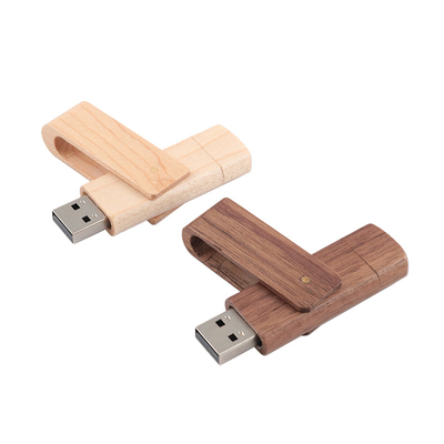 USB A und Typ c Holz-USB-Flashlaufwerk mit USB2.0/3.0-Schnittstellenart für schnelle Datenübertragung