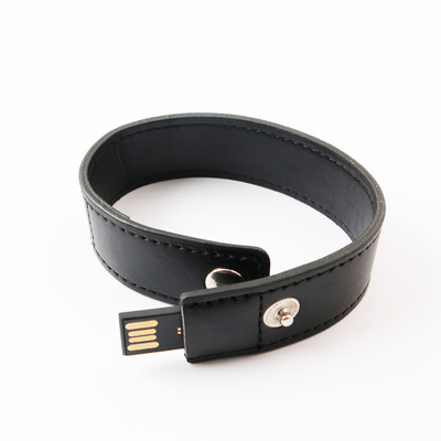 Leder-Armband USB-Flash-Laufwerk 20MB/S Lesegeschwindigkeit mit benutzerdefinierten Logo-Unterstützung