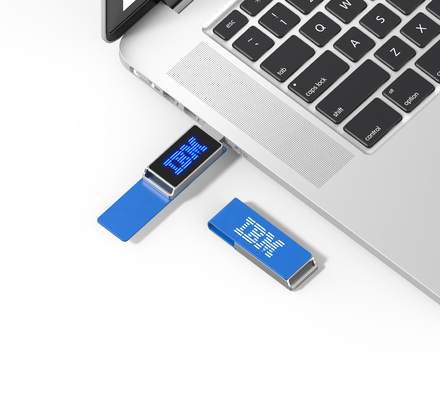 Mit LED-Gravur Logo Leder USB Stick 2.0 3.0 64 GB 128 GB 256 GB 30 MB/S