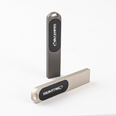 Unterstützen Sie Passwort Crystal USB Stick mit LED-Licht glänzend beim Arbeiten